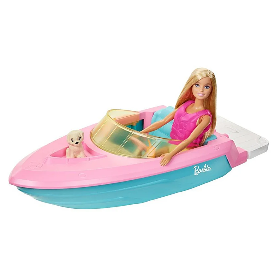Barbie speedbåd inkl. dukke
