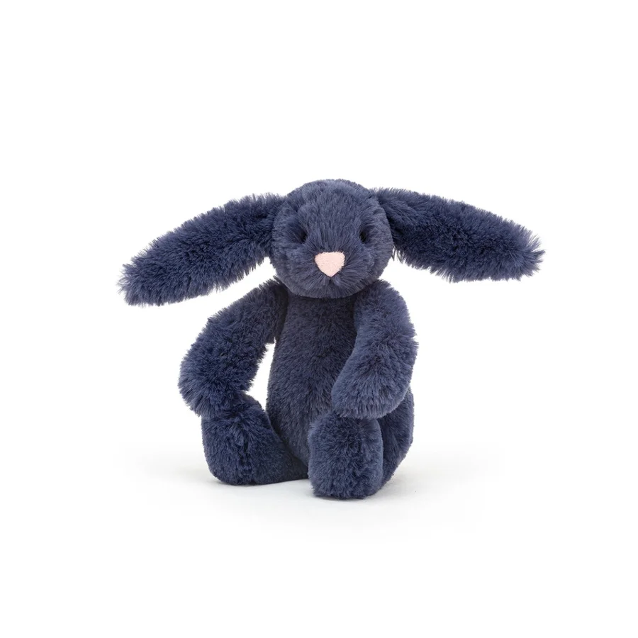 Jellycat kanin, Bashful baby navy - 13 cm