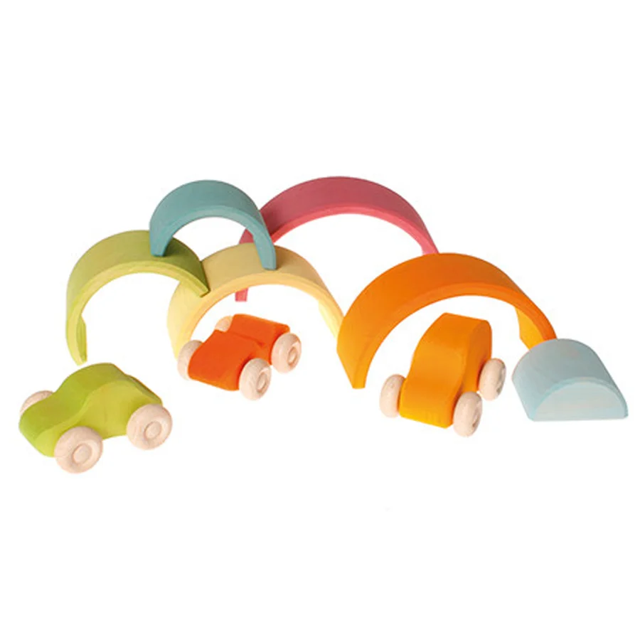 Grimms regnbue, medium pastel - 6 buer