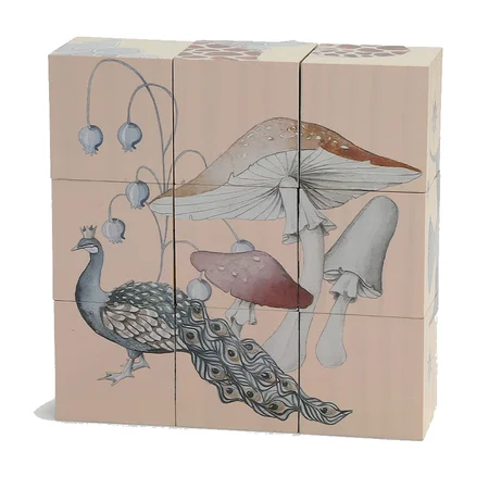 Konges Sløjd træklodser, 9 stk