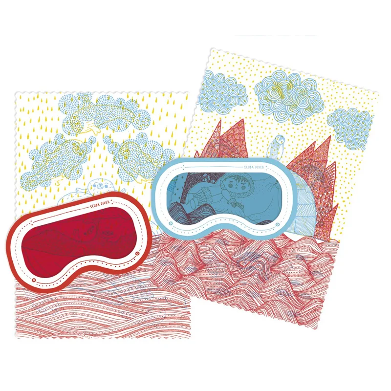 LONDJI Puzzle m.magischer Lupe "Dans l´igloo"