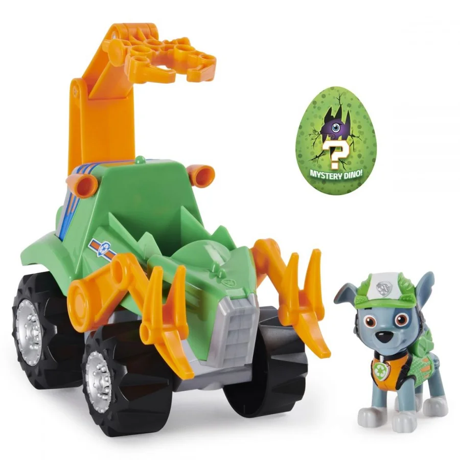 Paw Patrol, Dino Deluxe bil - Rocky