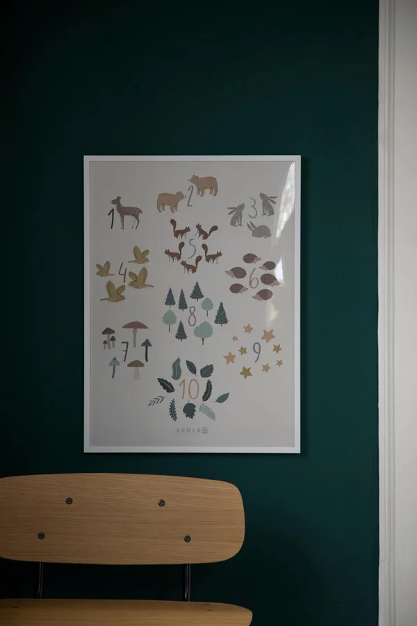 Sebra plakat, tal 1-10, Nightfall