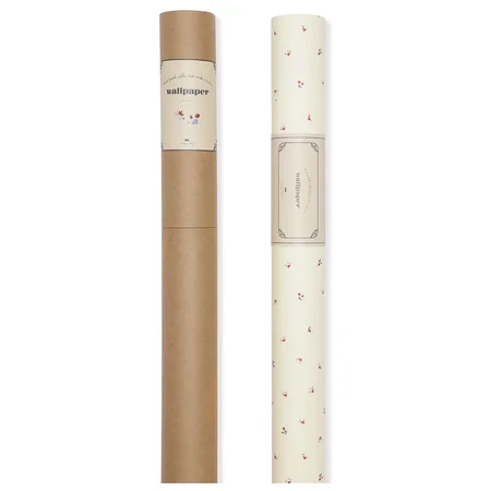 Konges Sløjd tapet, Bloom Red/Blue