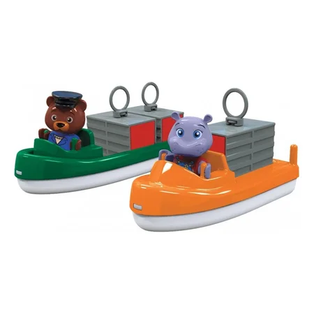 Aquaplay tilbehør til vandbane, container og transportbåd