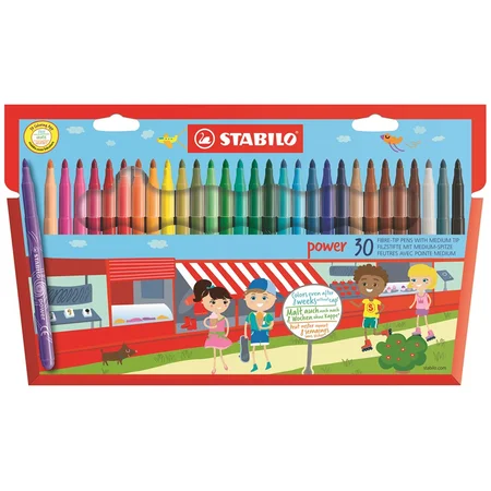 Stabilo Power tuscher, 30 stk