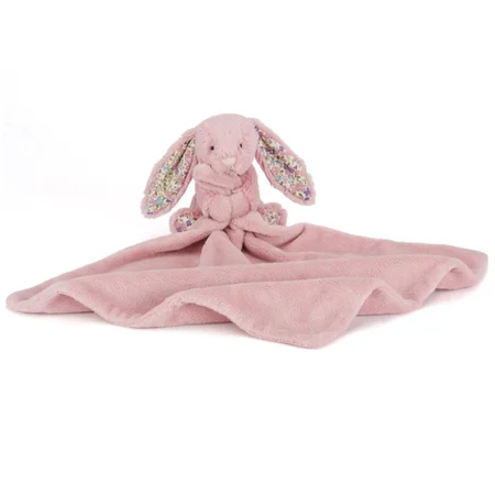 Jellycat bamse, bashful kanin blossom nusseklud rosa