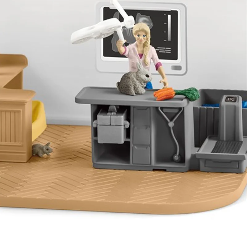 Schleich dyrlægeklinik inkl husdyr