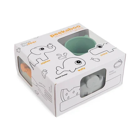 Done by Deer Peekaboo spisesæt, Deer friends Mix