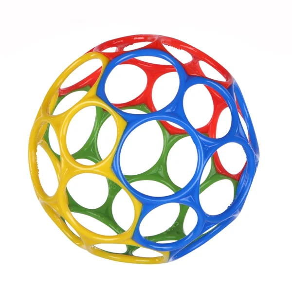 Oball Classic 10 cm, rot/blau/grün/gelb