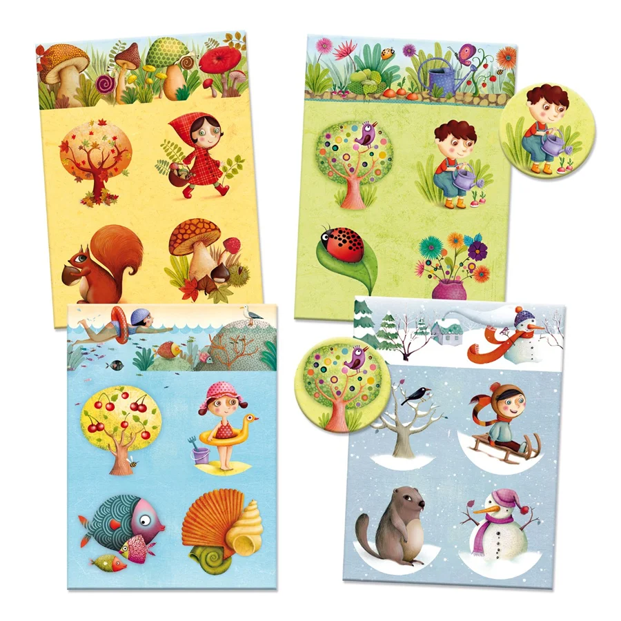 Djeco Bilderlotterie, Die 4 Jahreszeiten