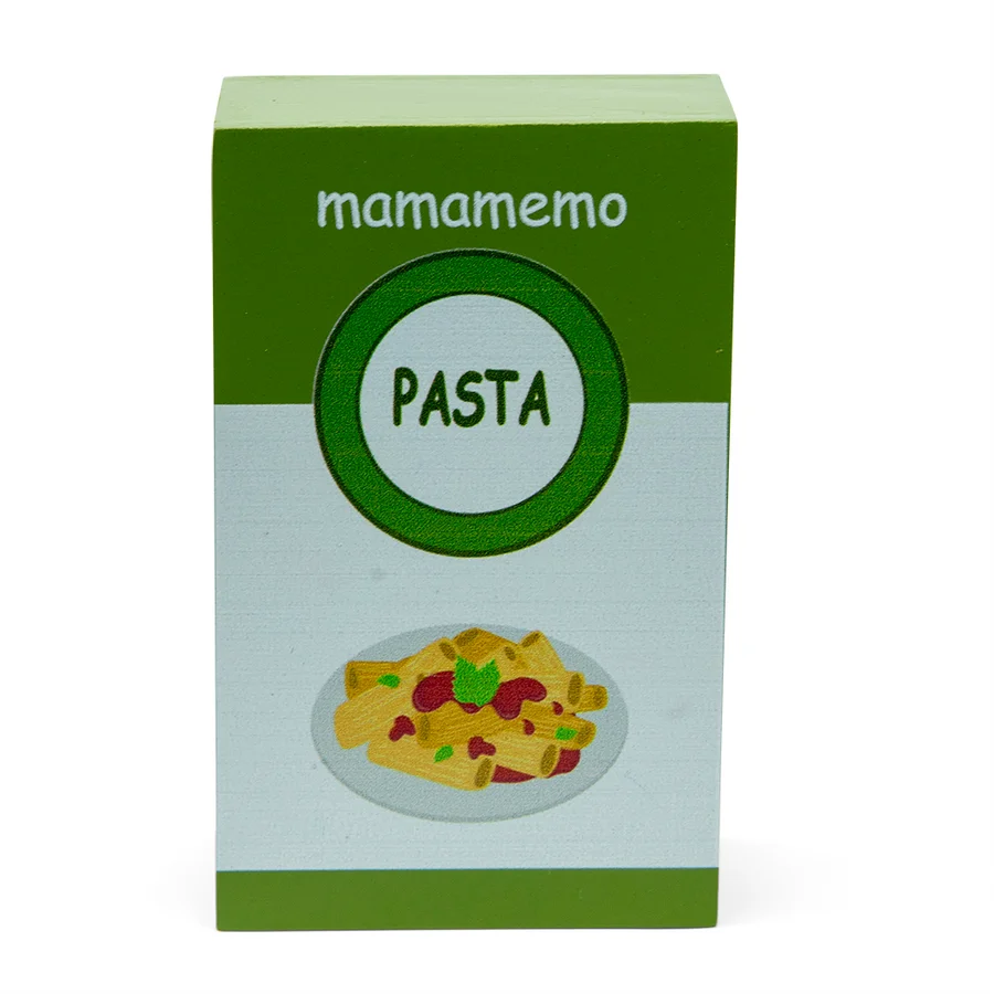 MaMaMeMo legemad i træ, pastapakke