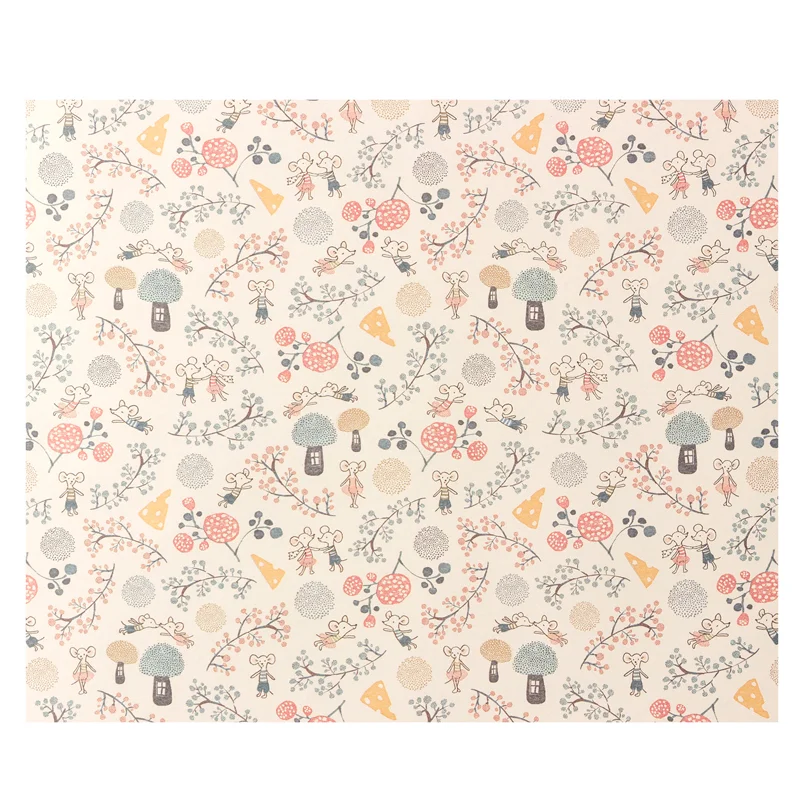 Maileg gavepapir 10 mtr, Mice party