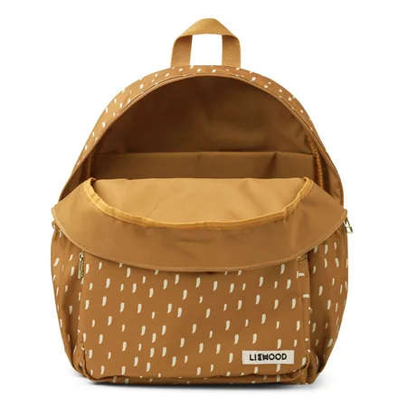Schulrucksack, graphic stroke golden caramel, Liewood