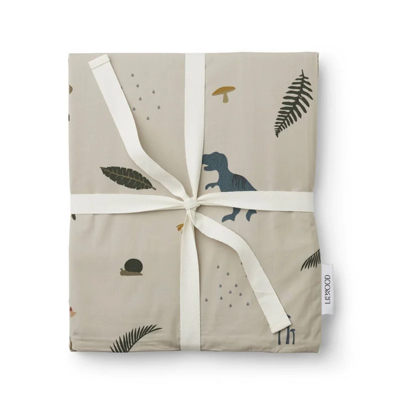 Liewood junior sengetøj, dino dark sandy