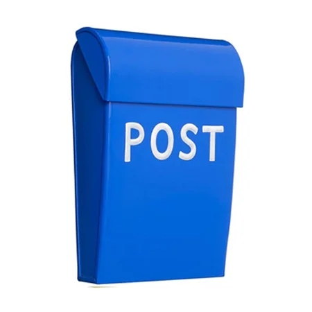Bruka Design postkasse, mini - blå