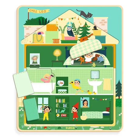 Djeco Schicht-für-Schicht-Puzzle, Das Haus