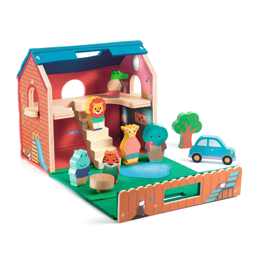 Djeco SoftiHouse, Hus med Figurer