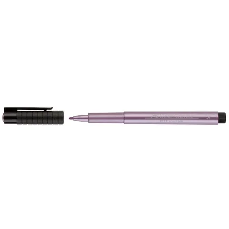 Faber Castell artist pen, metallic rosa