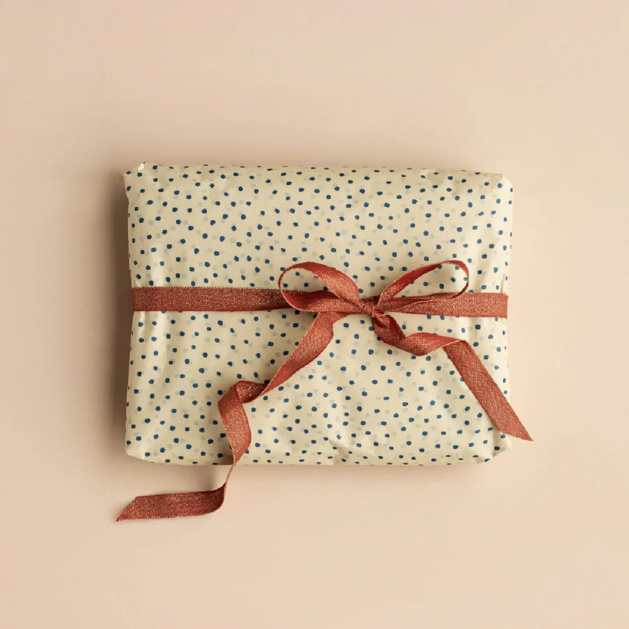 Maileg Gavebånd 10 Mtr - Rød/Guld