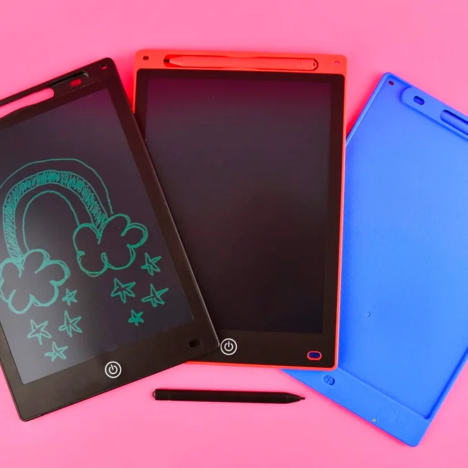 LCD tegne tablet, ass 25x17cm				