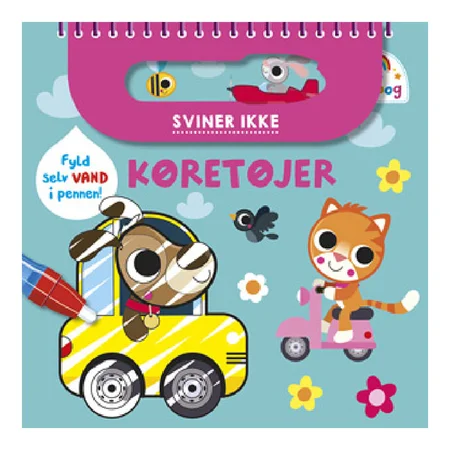 Magisk malebog for de mindste: Køretøjer