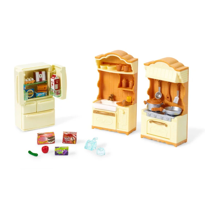Sylvanian Families køkken med køleskab
