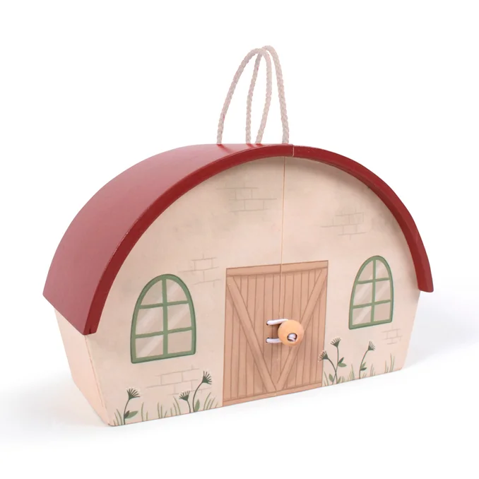 Filibabba bondegård i træ med dyr