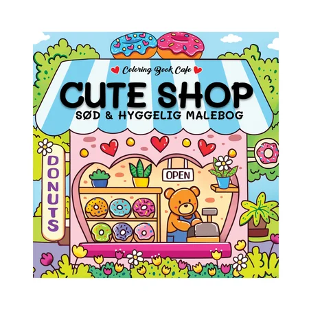 Cute Shop - Cozy Coloring, Sød Og Hyggelig Malebog