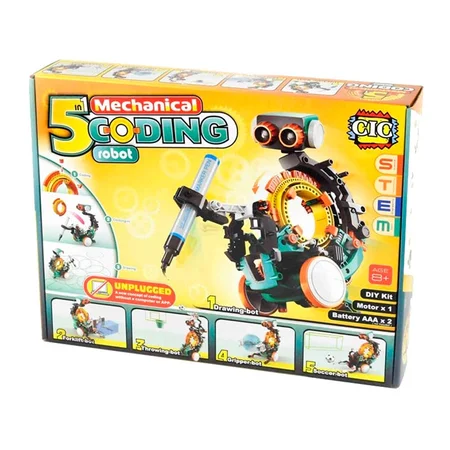 5-i-1 kodnings robot
