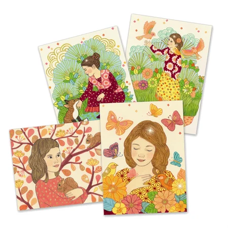 Djeco kreativ æske, tegning - naturbarn