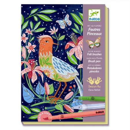 Djeco kreativ æske, tegning - haven