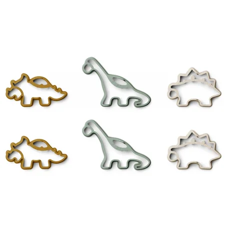 Liewood pandekageforme, dino golden caramel/multi