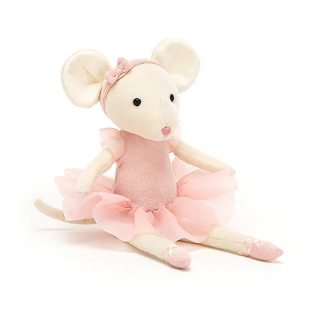 Jellycat Pirouette Mus Candy, 27 cm