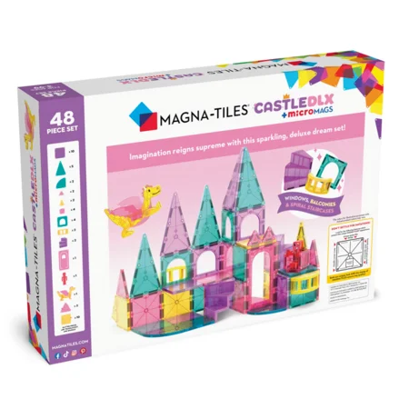 Magna-Tiles Deluxe Schloss 48 stk