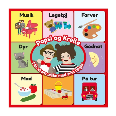 Popsi og Krelle: Min store æske med små bøger