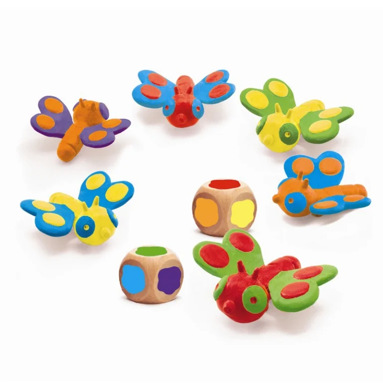 Djeco Spiele für Kleinkinder, Farbe der Schmetterling