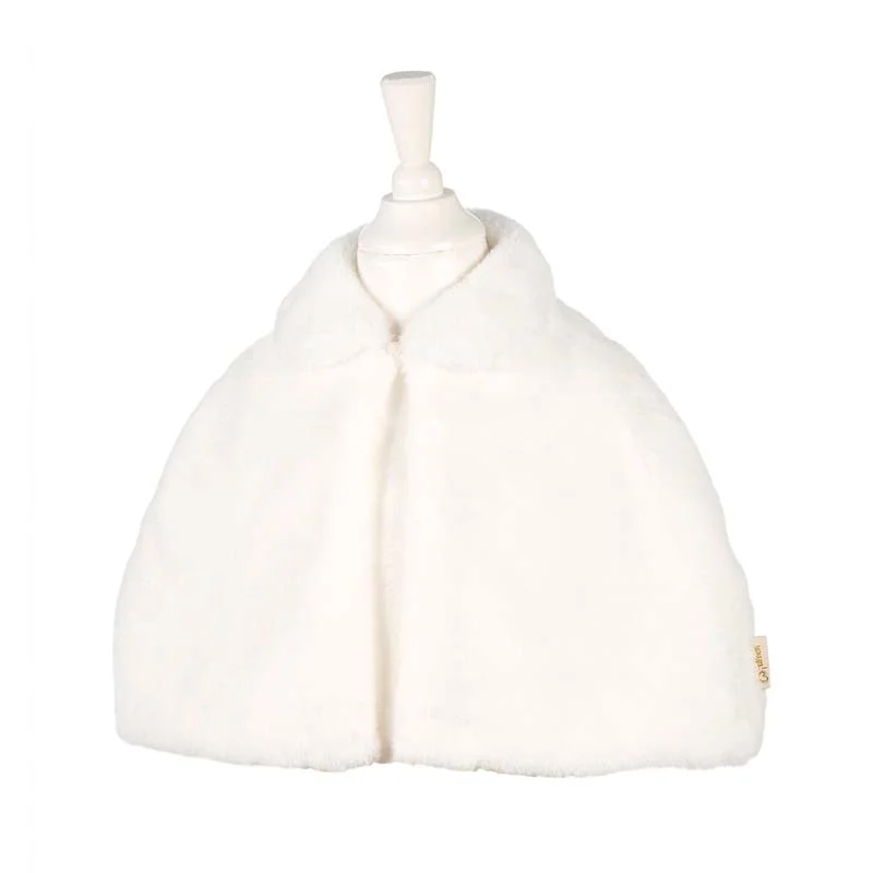 Souza weißer Eiskönigin-Kunstpelzumhang