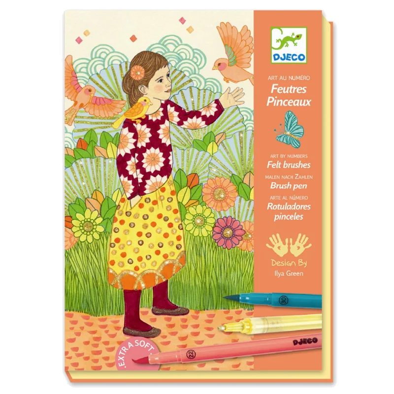 Djeco kreativ æske, tegning - naturbarn