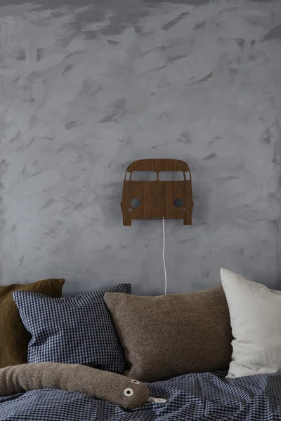 Ferm Living væglampe, bil - smoked oak