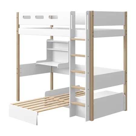 FLEXA Nor Casa Højseng, hvid/eg