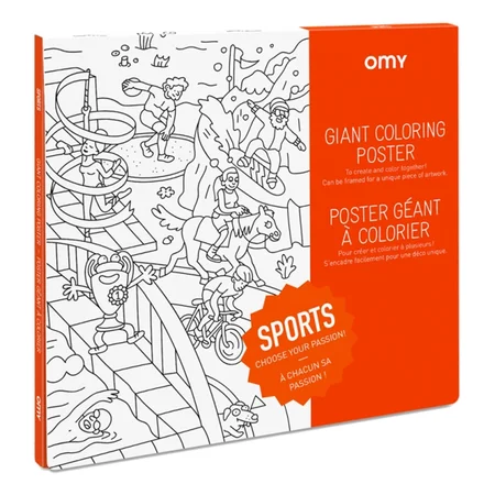 OMY plakat til farvelægning, Sport