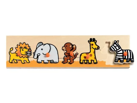 Djeco Knaufpuzzle, Safari-Tiere