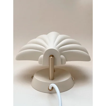 Konges Sløjd musling metal væglampe, rose