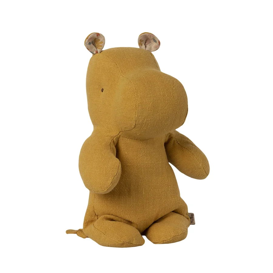 Maileg Safari Friends, lille flodhest - dusty gul