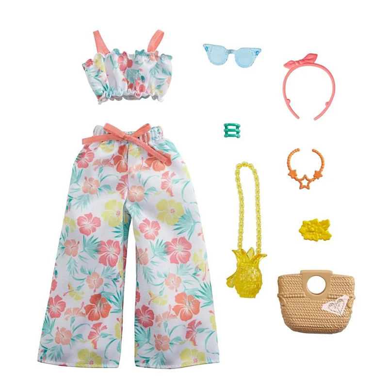 Barbie stort sæt dukketøj, Roxy blomstret sæt