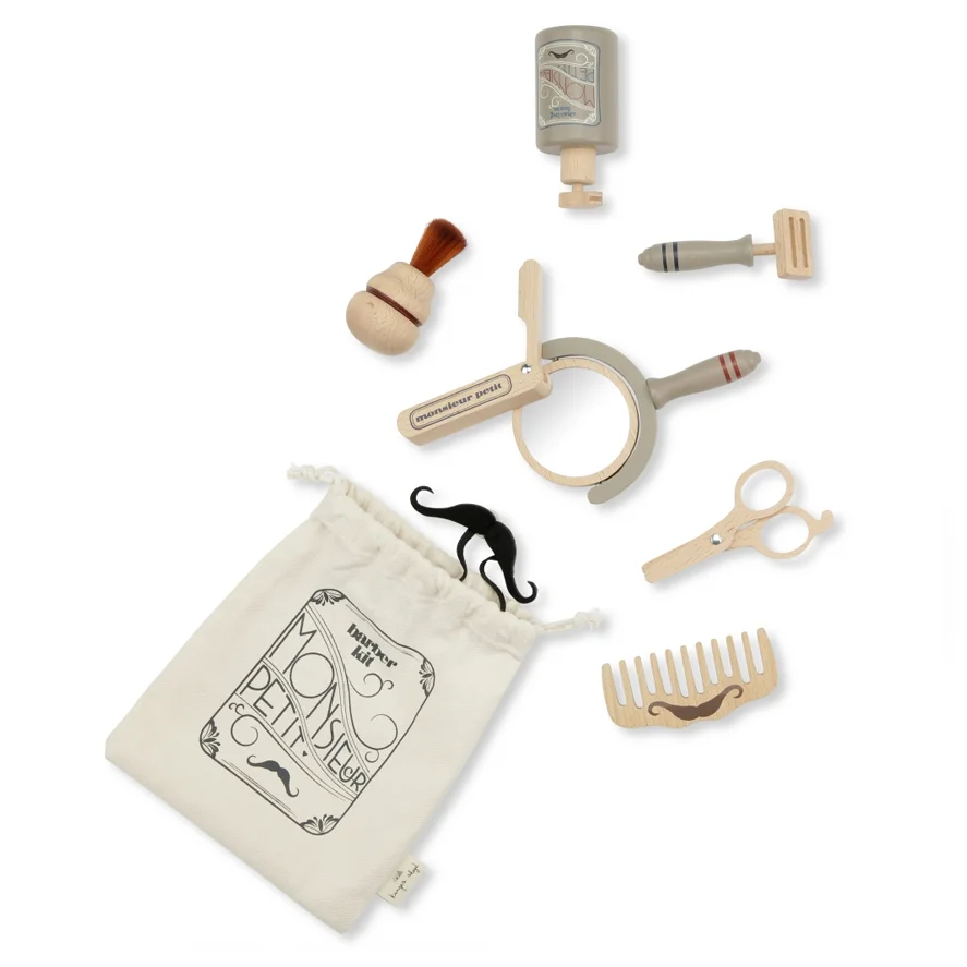 Konges Sløjd barbersæt i træ