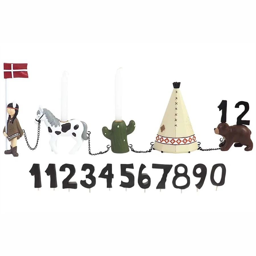 Kids by Friis fødselsdagstog m.indianerpige