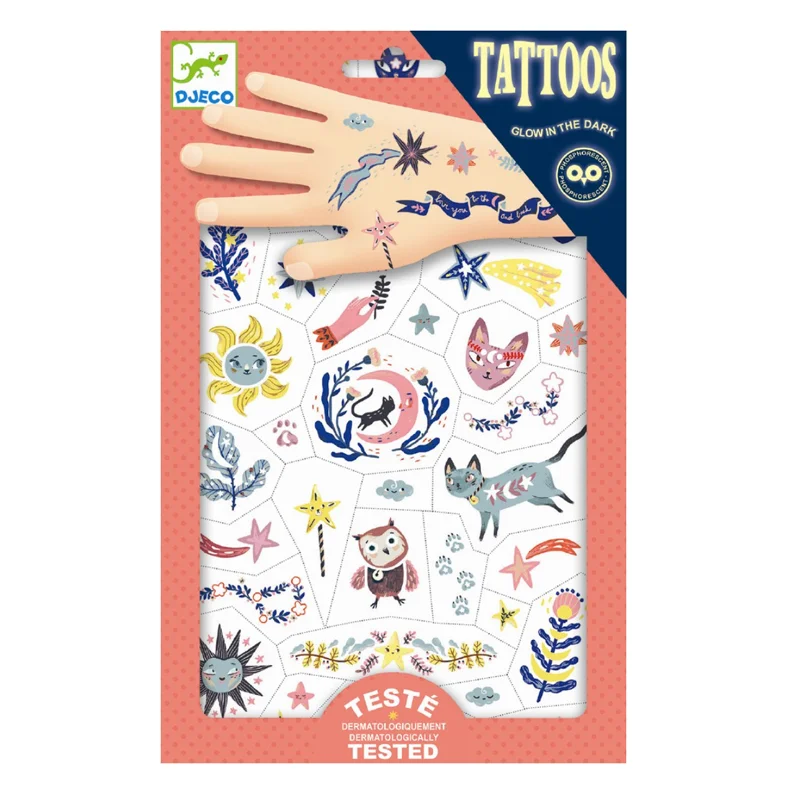 Djeco Tattoos, Träume - selbstleuchtend