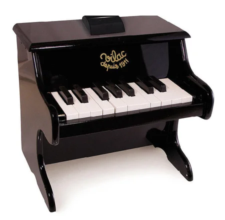 Vilac klaver i træ, sort